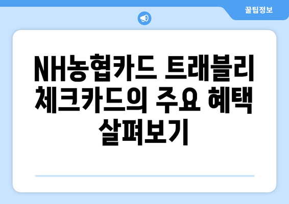NH농협카드 트래블리 체크카드 추천 및 혜택 완벽 가이드! | 체크카드, 여행 혜택, 이벤트 정보