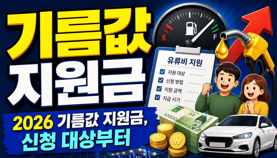 2026 기름값 지원금, 신청 대상부터 사용처까지